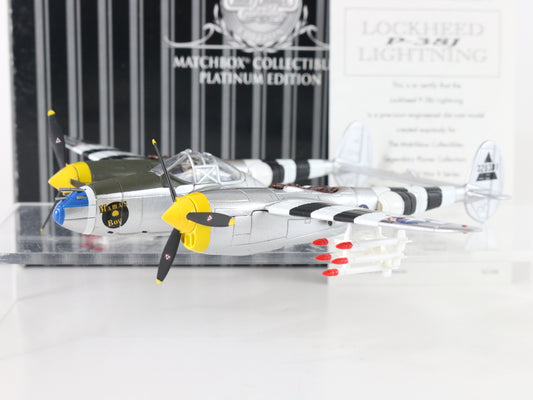 Lockheed P-38j Lightning Legendary Fighter Plane Matchbox Model