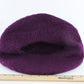 Edgeston Purple Knit Ladies Boutique Vintage Cap Stretch Band