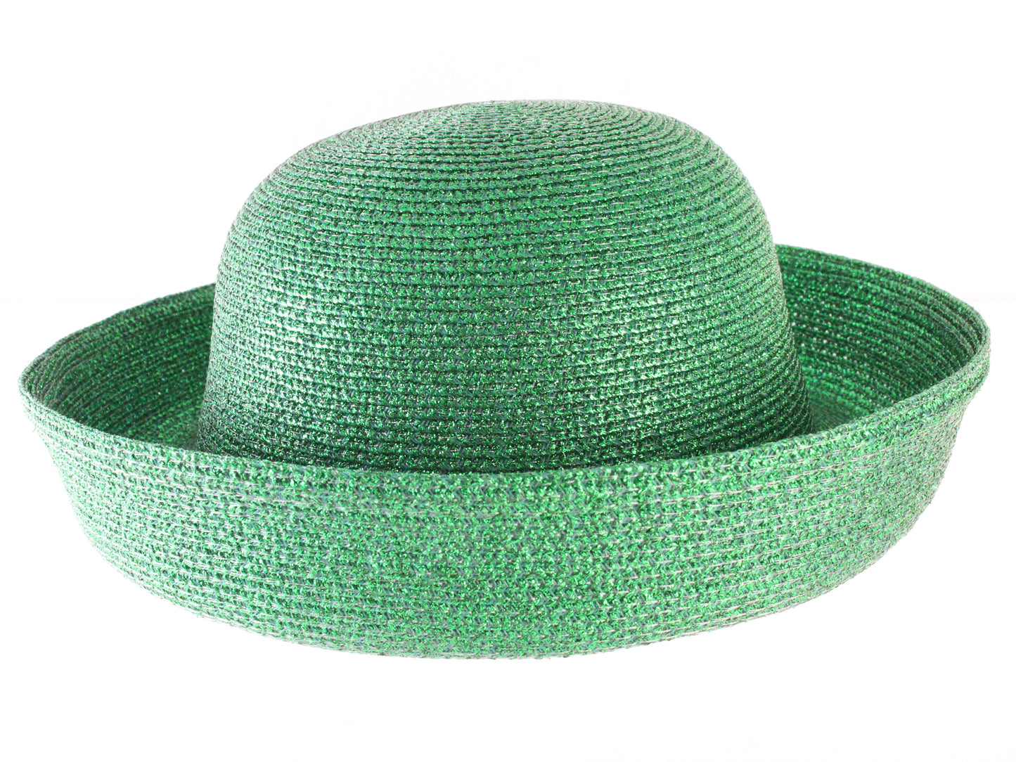 Georgie Ladies Boutique Green Straw Like Summer Hat MULTIPLE SIZES