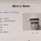 Dobbs Fifth Avenue Parker Mens White Straw Fedora W/ Black Band MULTIPLE SIZES