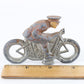 Vintage Barclay WW2 Officer W/ Motorcycle 3.5��� Soldier LEAD Figure