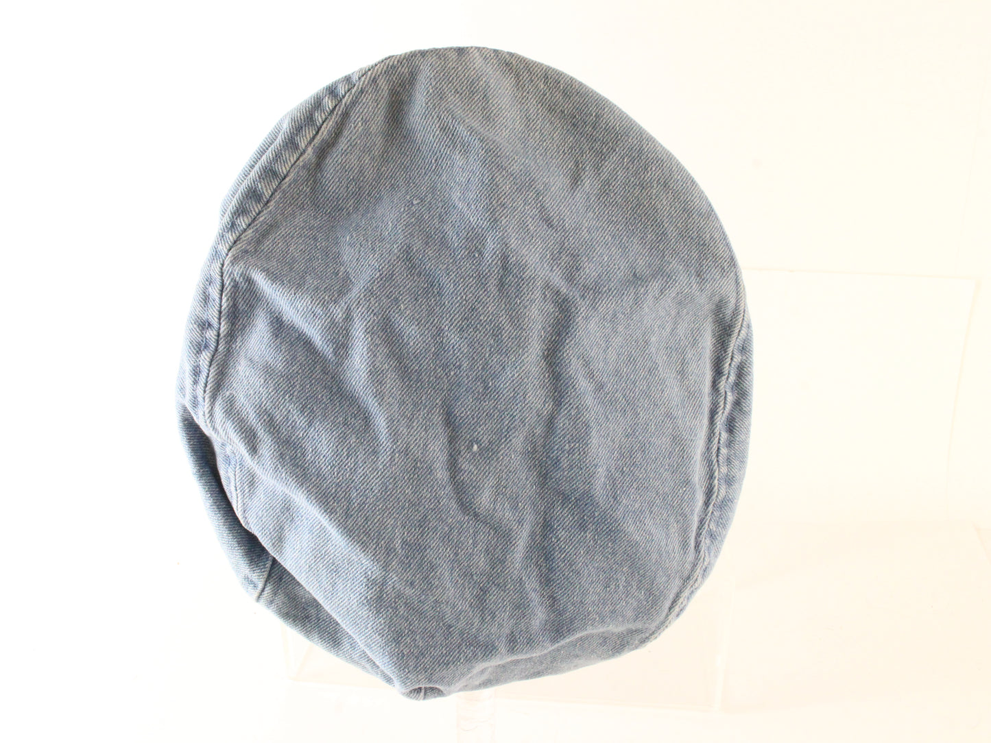 Mens Classic Light Blue Denim Sport Cap W/ Button One Size