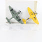 Set Of 2 Stuka Ju87b & Spitfire Fighter & Dive Bomber Metal Planes 00a445