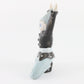 Ceramic Pixie W/ Black Blue Outfit Kneeling W/ Hands In Air Pi Co Japan 3.5 In