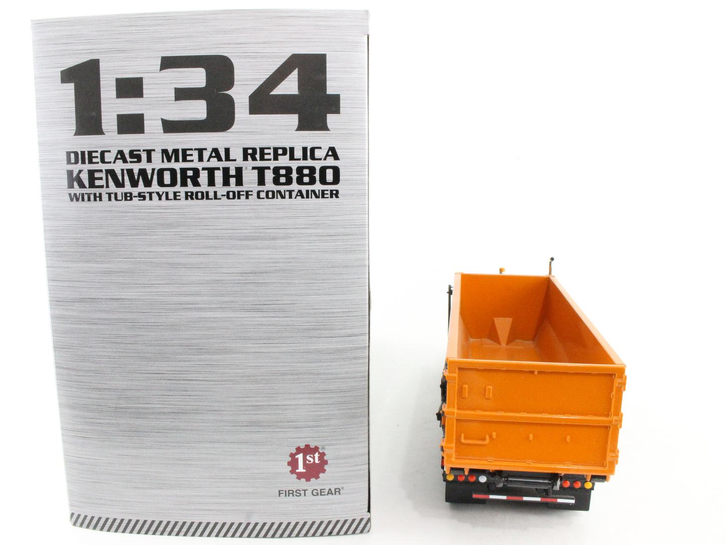 Kenworth T880 W/ Tub-style Roll-off Container First Gear 1:34 10-4144