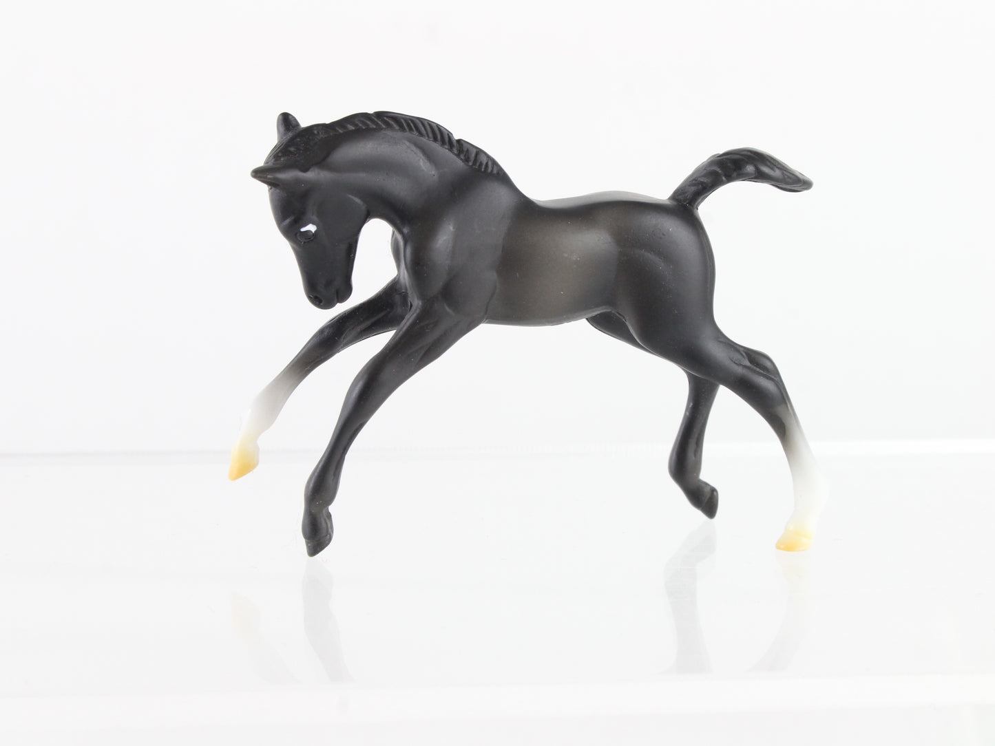 Scrambling Foal Black Stockings Breyer #5613 Animal Hospital #59204 Stablemates