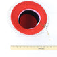 Frank Olive Private Collection Ladies Red and Black Felt Hat 7 56cm