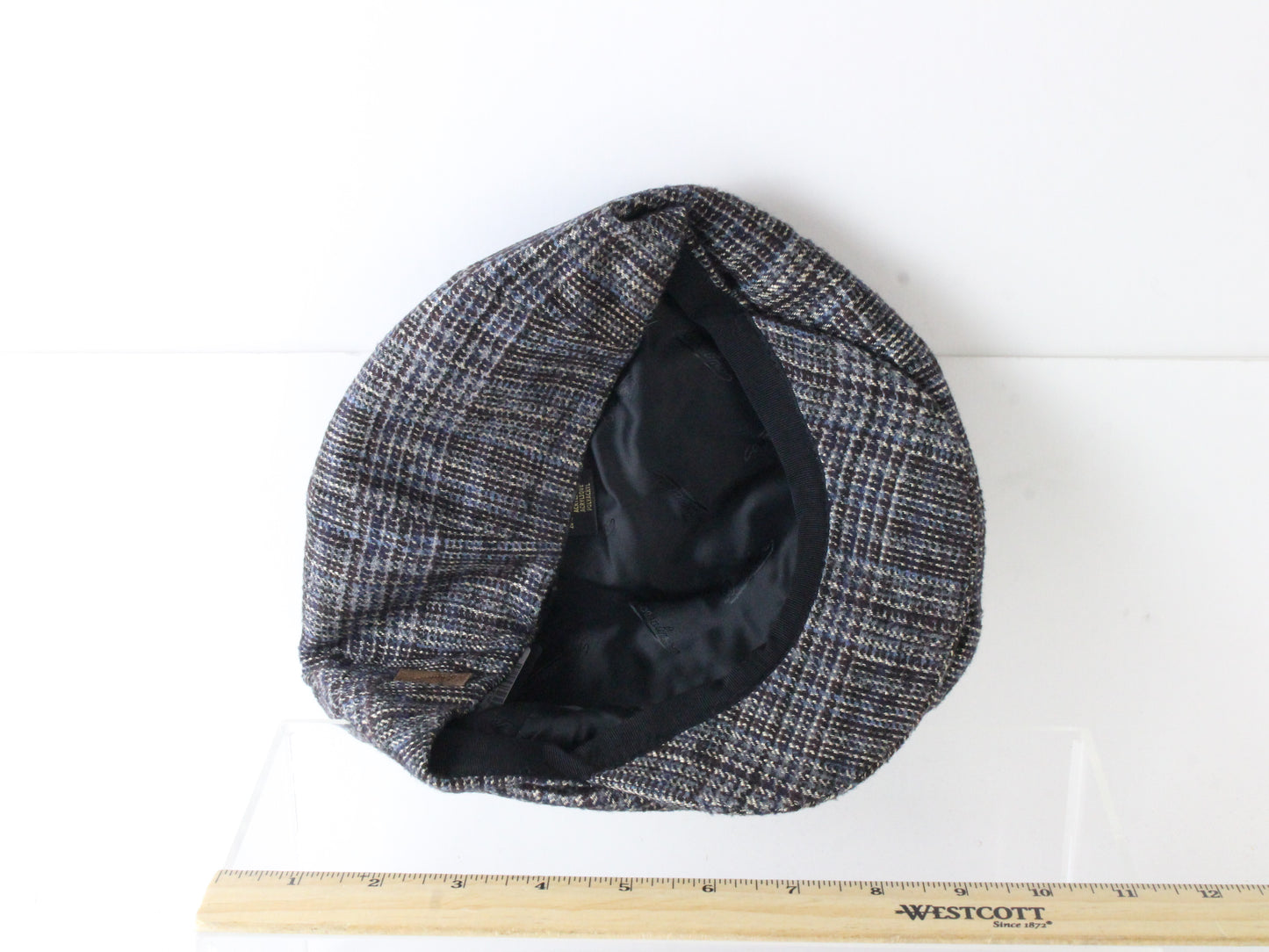 Borsalino Mens Blue Purple Mix Wool Blend Newsboy Sport Cap MULTIPLE SIZES