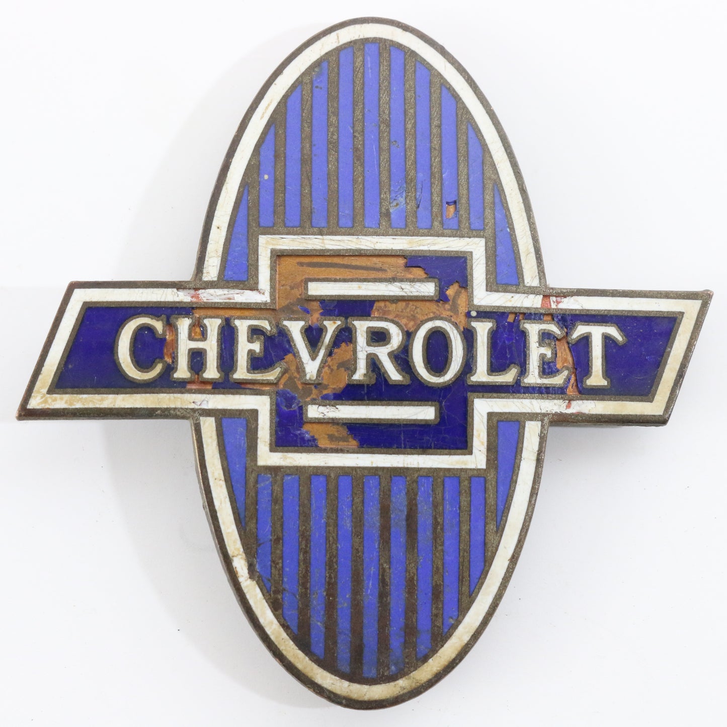 Chevrolet Pre-War 1930s Era Chevy Automobile Emblem Radiator Badge