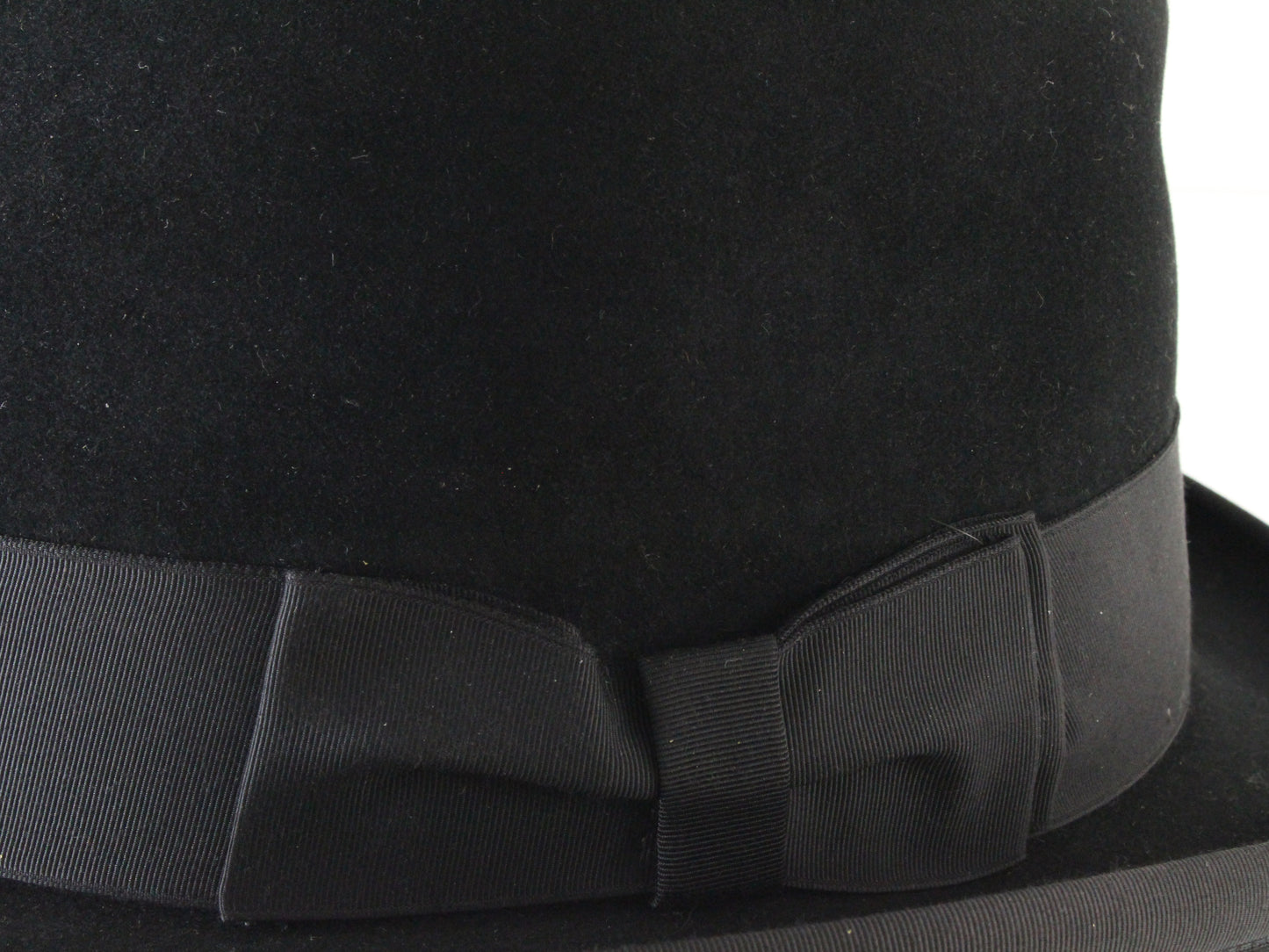 Cavanagh Hats New York Mens Black Felt Homburg W/ Ribbon MULTIPLE SIZES