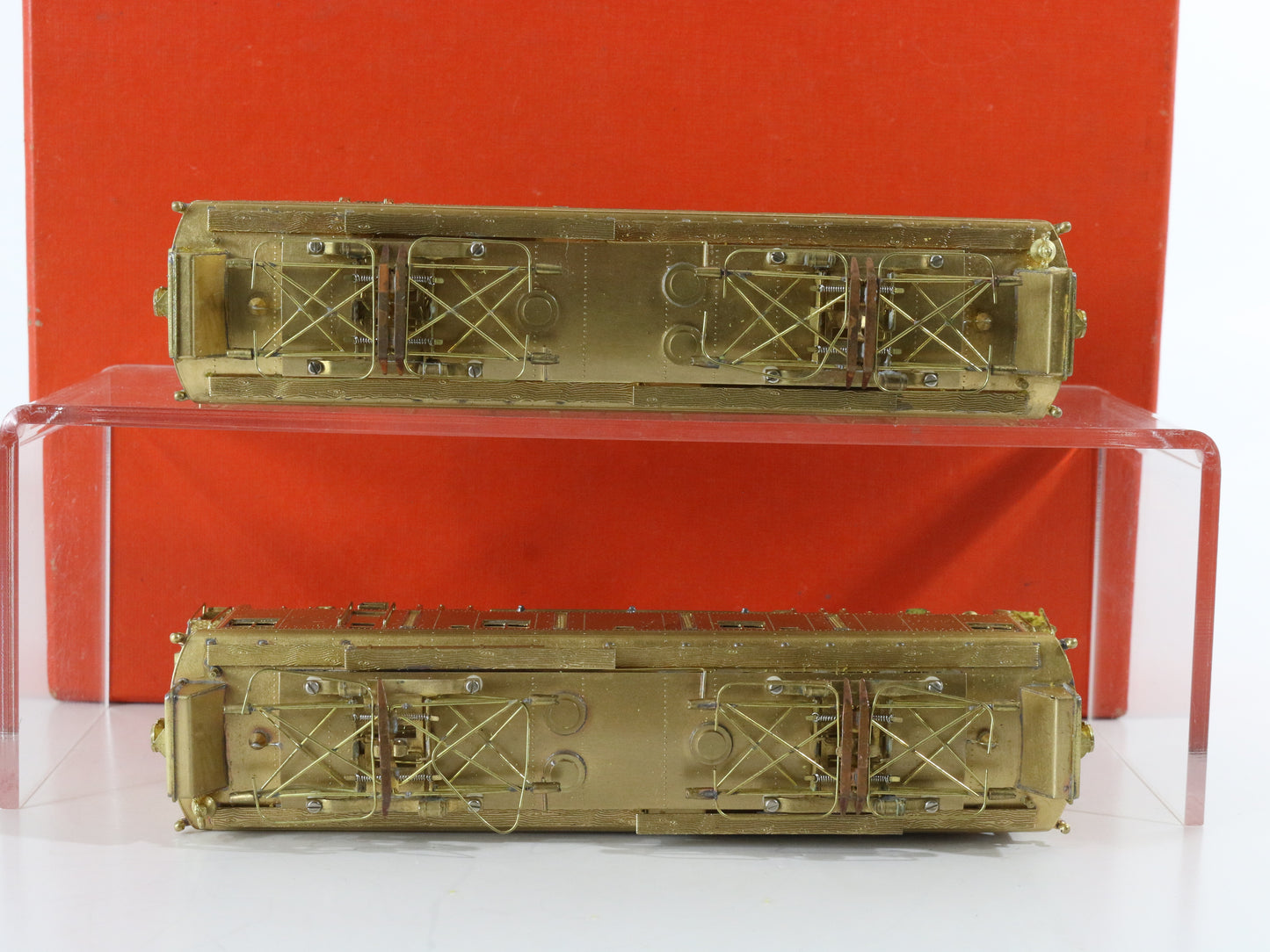 Great Northern GN Brass Z1 Electric Locomotives Nickel Plate HO Set Of 2 w/ Box