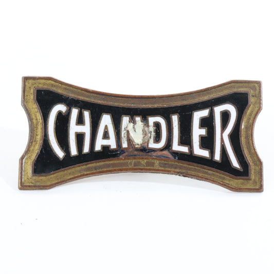 Chandler Automobile USA Metal Automotive Emblem Radiator Badge