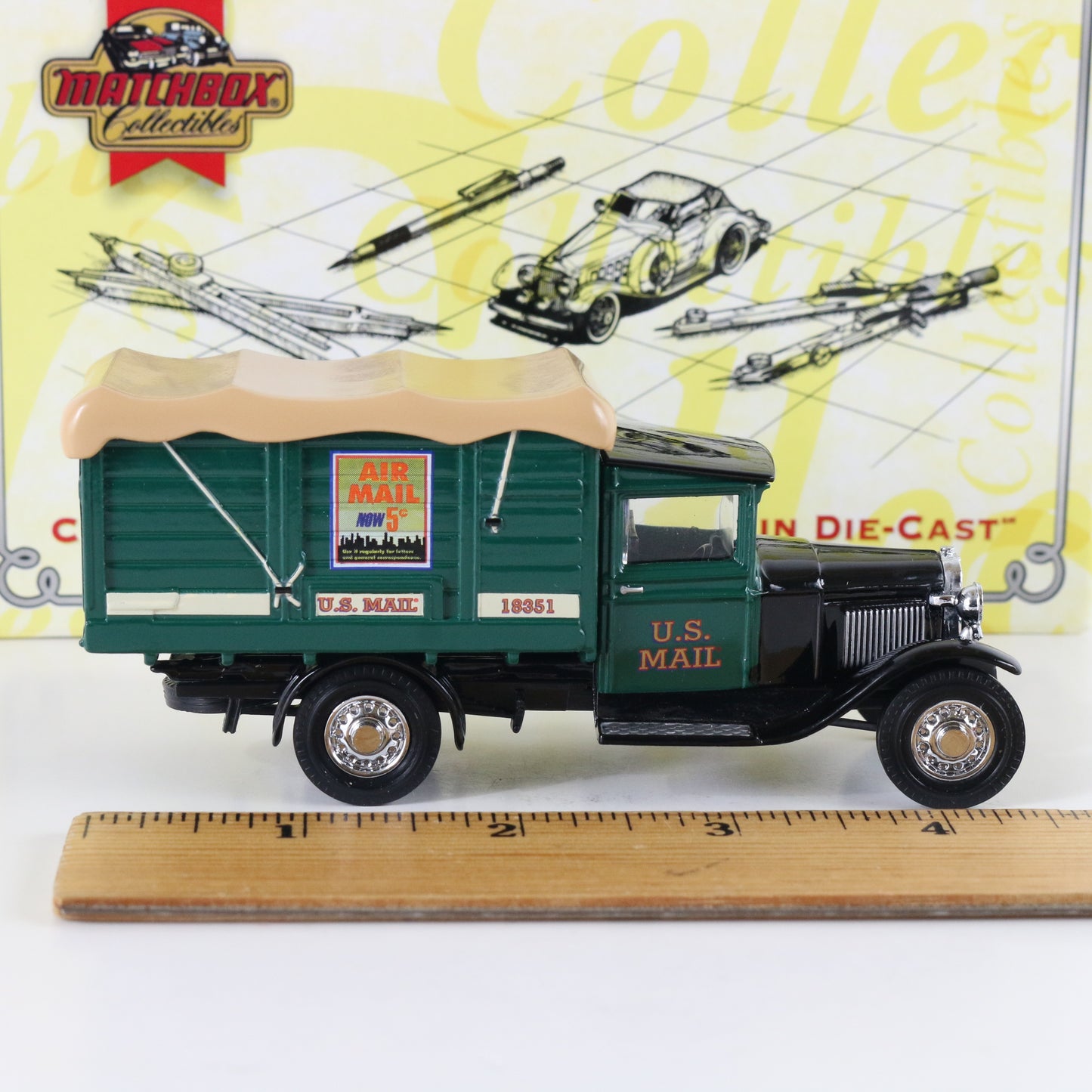 1932 Ford Model Aa Postal Truck Great Depression Milestones Matchbox 1:43