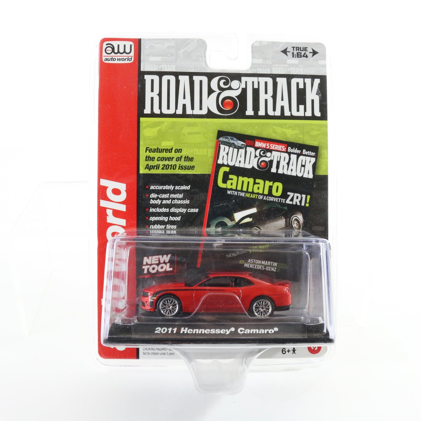 2011 Hennessey Camaro Red Road & Track Auto World 1:64 Model Car