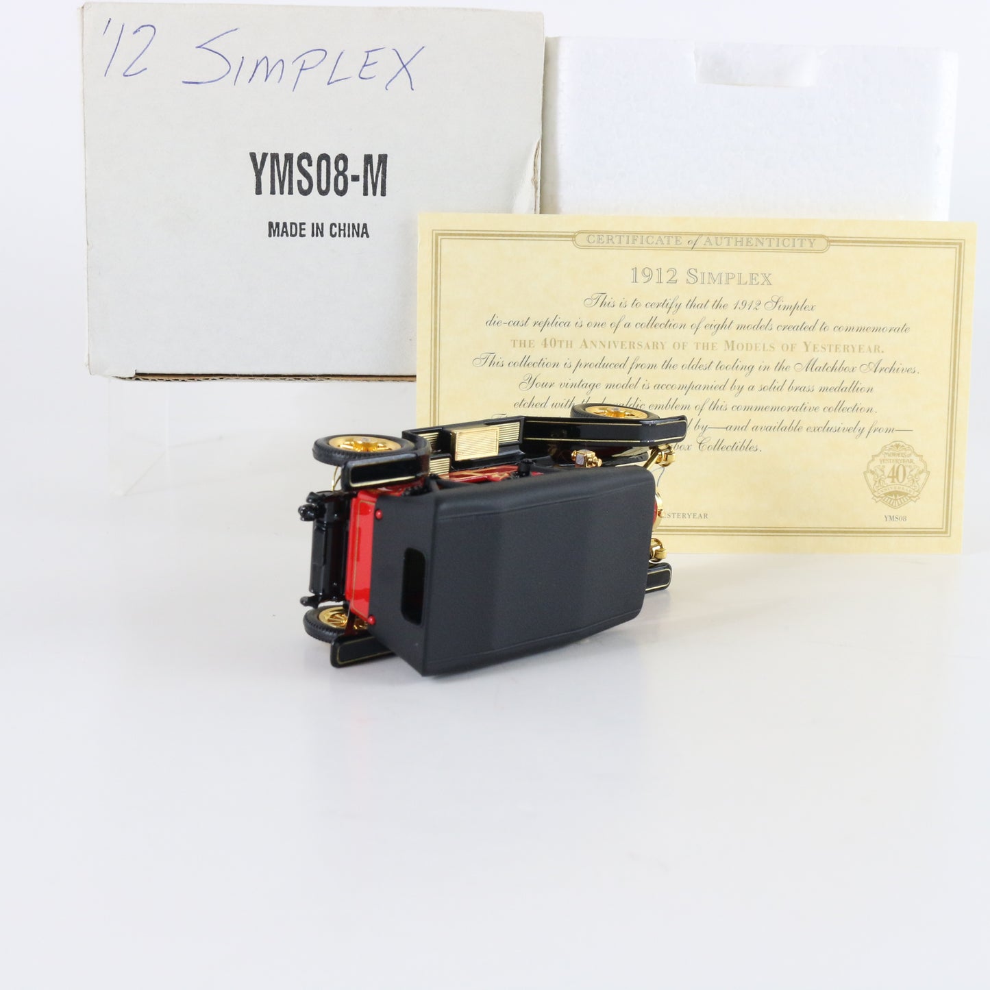 1912 Simplex 40th Models Of Yesteryear Matchbox 1:43 Model Car Yms08-m