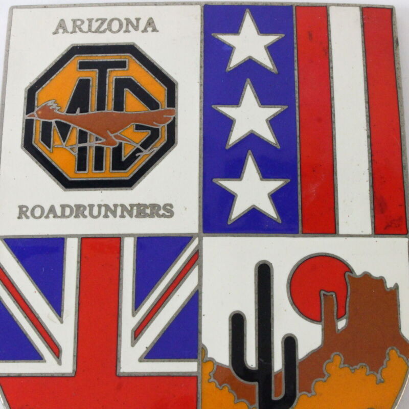 Arizona Roadrunners MTG 5" Metal Badge Emblem Car Badge Topper