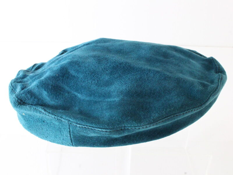 Winfield Cover Co Ladies Teal Vintage Swede Beret MULTIPLE SIZES