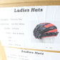 Joe Bill Miller Ladies Red Boutique Hat W/ Sequins And Beads 7 1/8 57cm