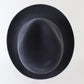 Stetson The Sovereign Mens Nickel Gray Felt Fedora W/ Feather 7 56cm