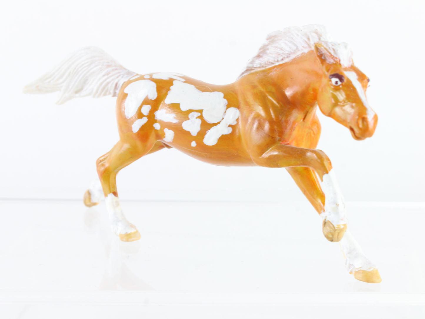 Custom Painted Brown And White Mustang G3 Breyer #5625 Stablemates