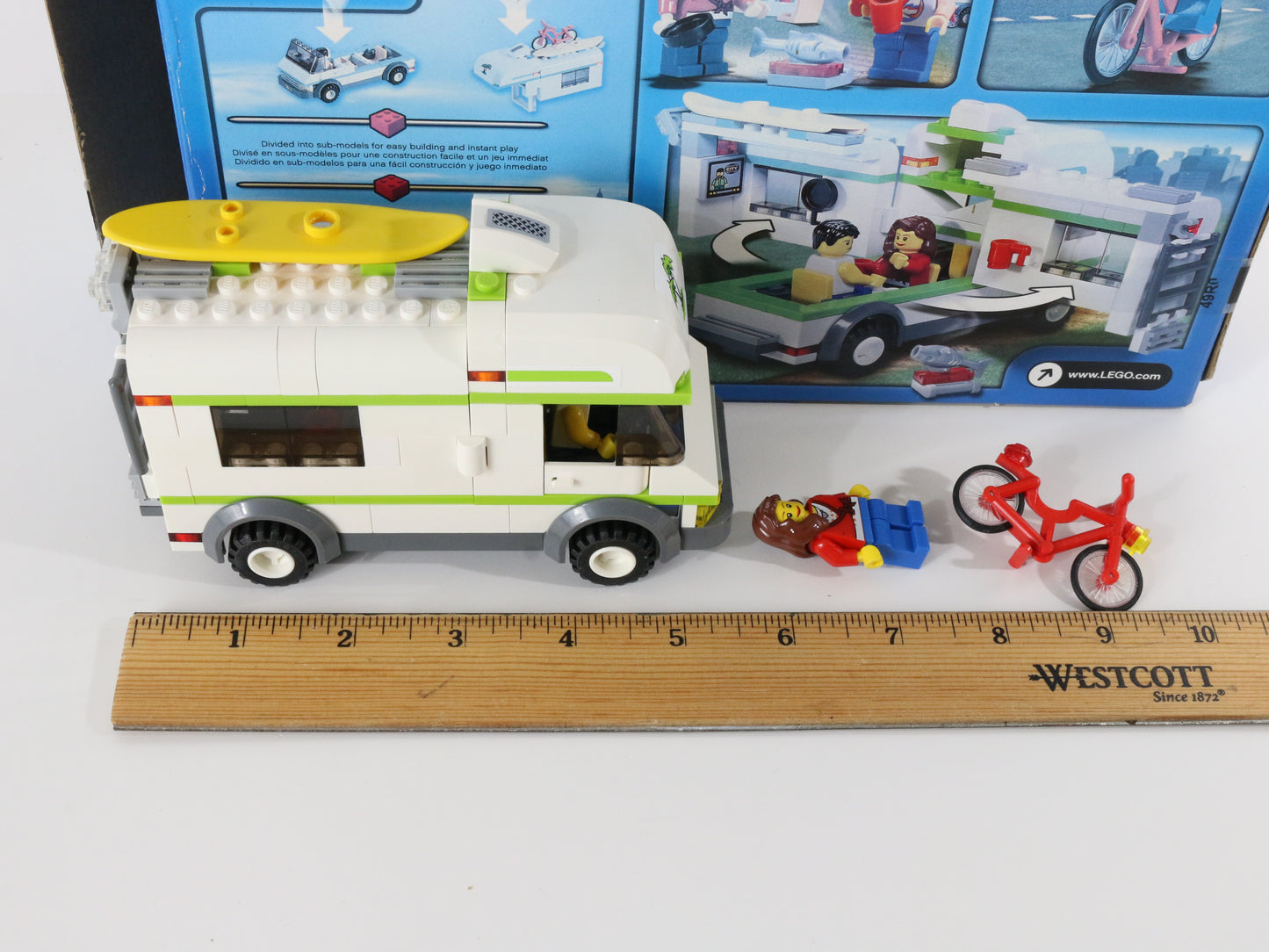 Lego City Camper Van Built Set 7639 W/ Box & Instructions