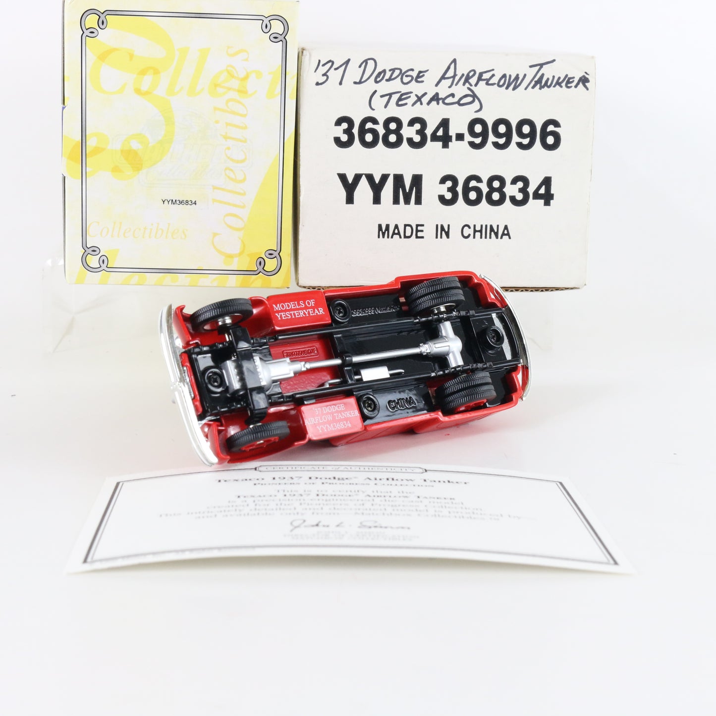 1937 Dodge Airflow Tanker Texaco Models Of Yesteryear Matchbox 1:43 YYM36834