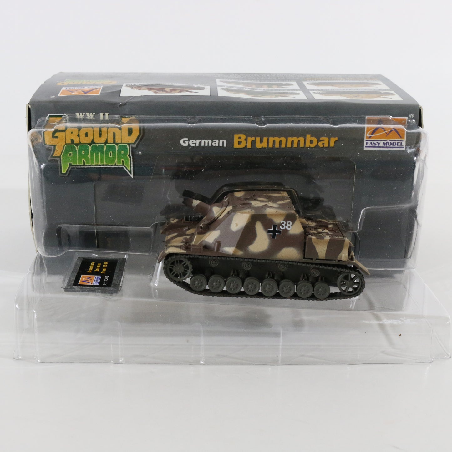 Brummbar German Military Tank Ww2 Ground Armor Easy Model Mrc 1:72 36119