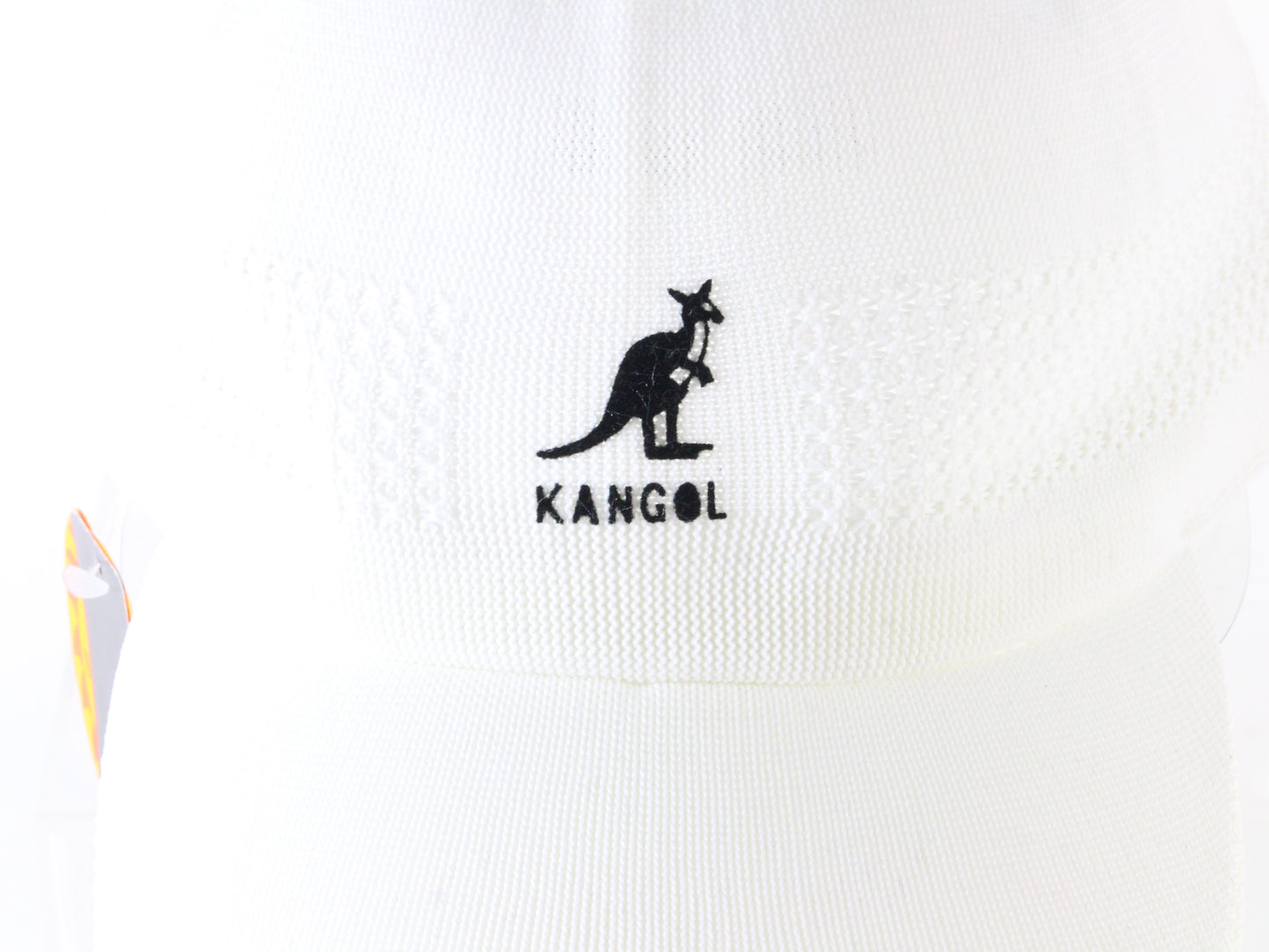 Kangol Ladies Sun Stopper White Baseball Cap W/ Black Logo Xxl