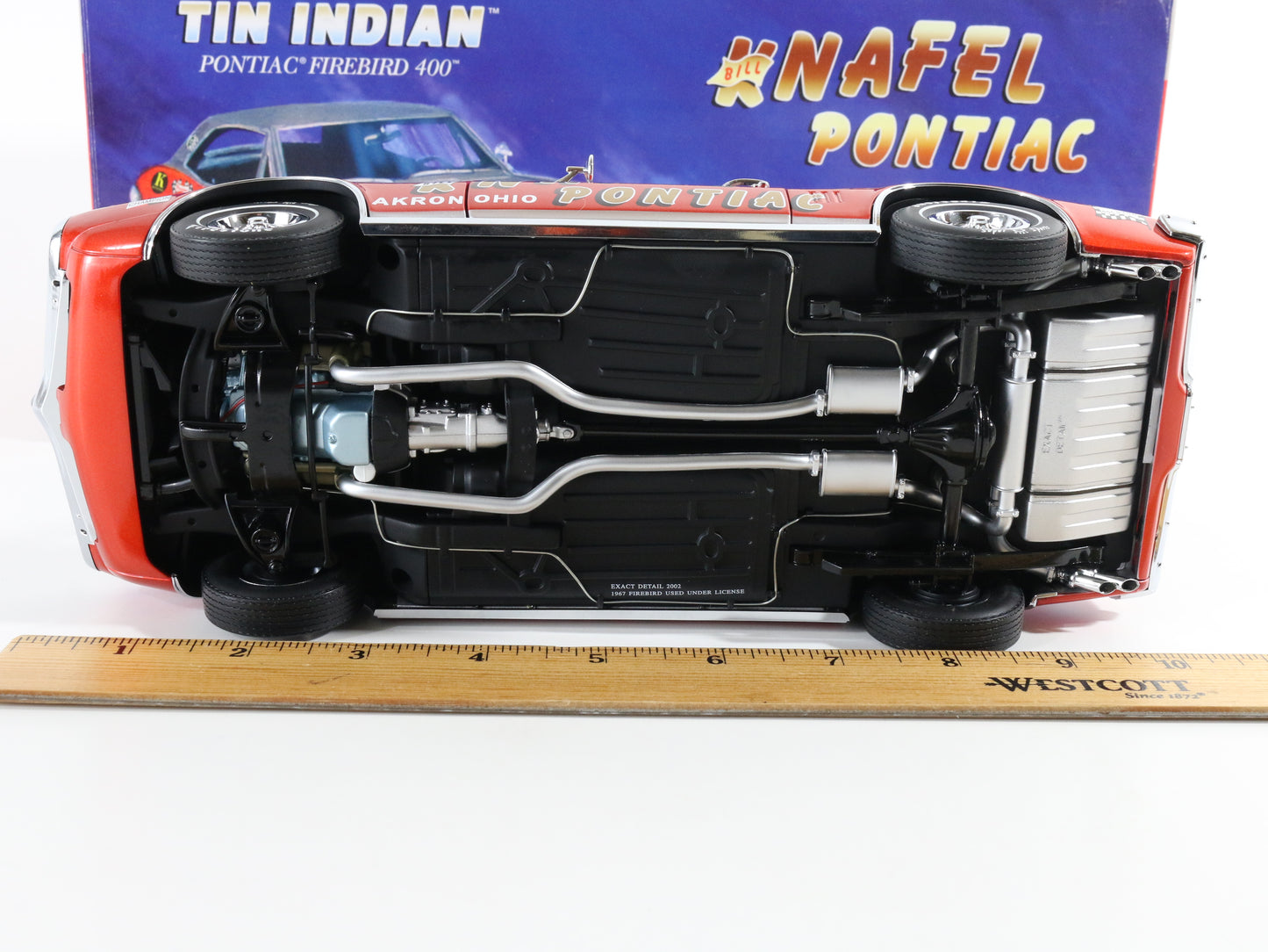 Tin Indian Pontiac Firebird 400 Bill Knafel Exact Detail Replicas 1:18 Model 401