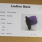 Sandra New York Elegant Purple Wool Felt Ladies Dress Hat W/ Beads 7 56cm