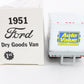 1951 Ford F-6 Dry Goods Van Auto Value Parts Stores First Gear 1:34 19-1003