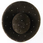 Makins New York Ladies Bronze Brown Felt Hat W/ Rhinestones 7 1/8 57cm