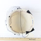 Georgi Ladies White And Black Wool Felt Hat W/ Flowers 6 7/8 55cm
