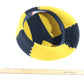 Mr John Classic Ladies Yellow and Black Wool Felt Hat W/ Beads 7 1/8 57cm