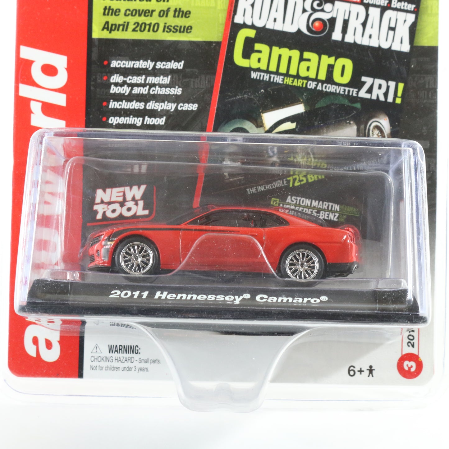 2011 Hennessey Camaro Red Road & Track Auto World 1:64 Model Car