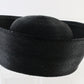 George Zamaul New York Ladies Boutique Black Dress Hat W/ Beads 7 56cm