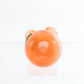 JAG Just Another Gallery Glass Money Bag Orange & Green #43 1"