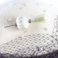 Mr John Classic Ladies Boutique White and Brown Wool Felt Hat 7 1/8 57cm