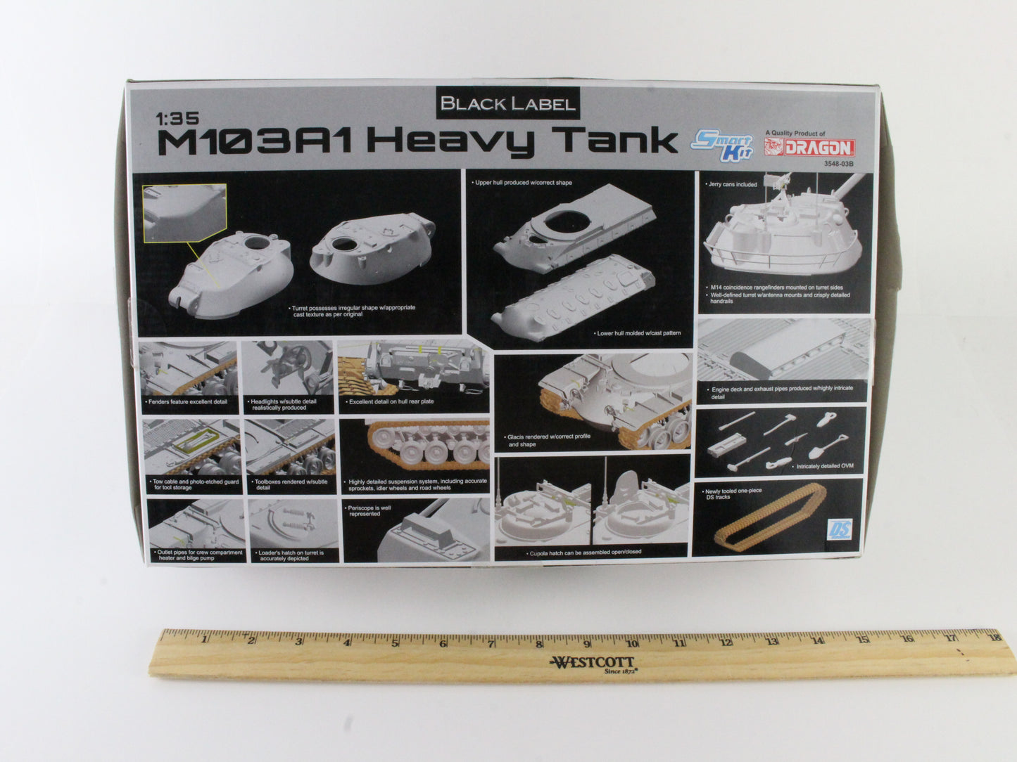 M103a1 Heavy Tank Black Label 1:35 Dragon Model Kit 3548