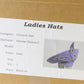 George Zamaul Couture Ladies Lilac Purple Felt Hat W/ Rhinestones 7 56cm