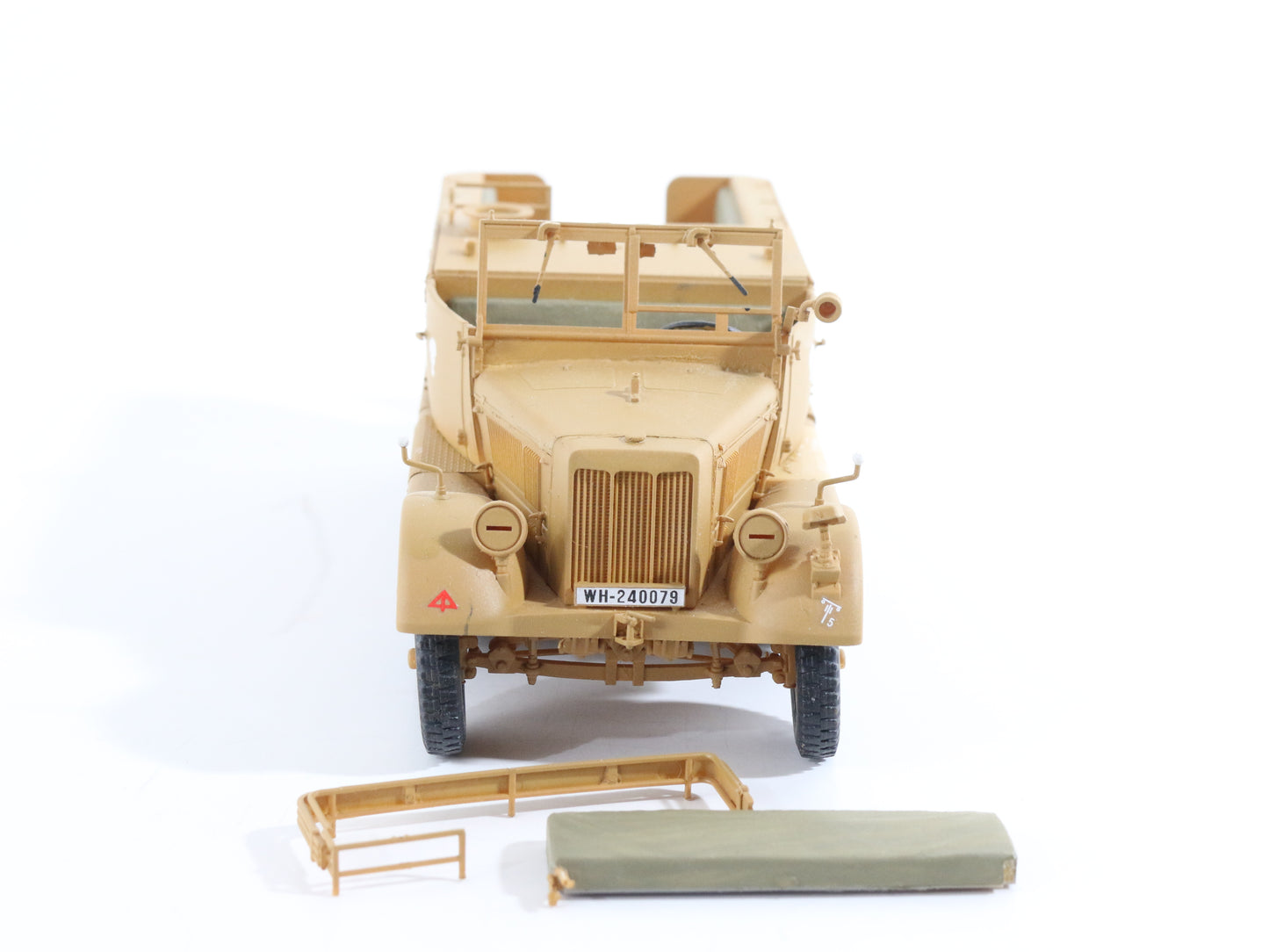 Sdkfz11 WW2 German Halftrack Military Truck 1:48? Built Model Vehicle