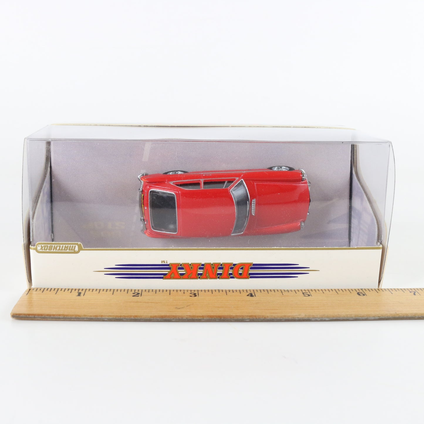 1973 Mgbgt V8 Red Dinky Matchbox 1:43 Model Car Dy019/b