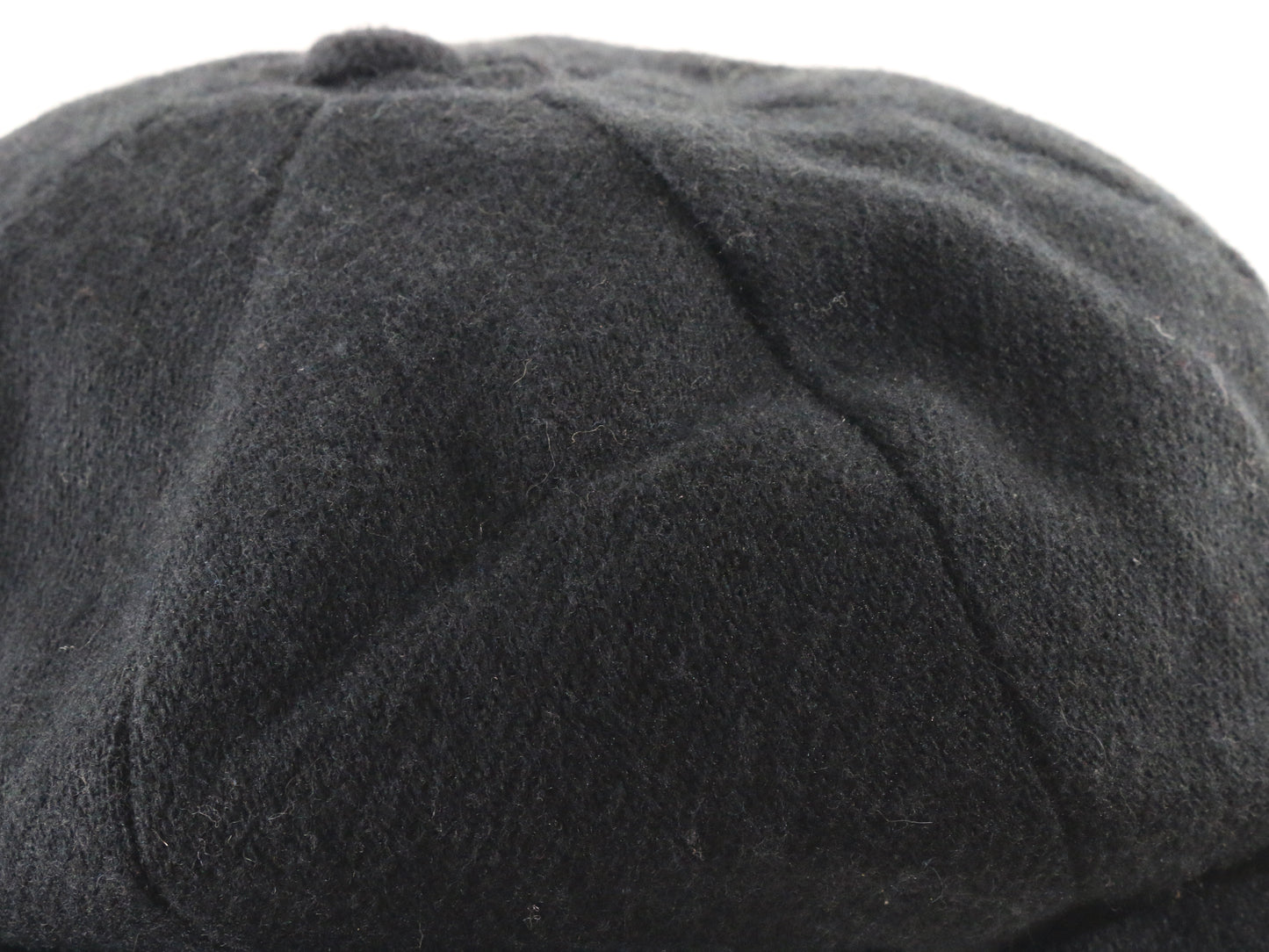 Avalon Classic Mens Black Felt Eight Quarter Cap Newsboy Hat Size: S