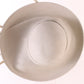 George Zamaul Ladies Couture Ivory Felt Boutique Hat W/ Rhinestones 7 1/8 57cm