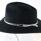 Fiesta Santa Barbara Mens Black Cowboy Hat W/ Silver Lace MULTIPLE SIZES