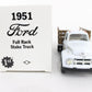 1951 Ford F-6 Full Rack Stake Truck Eagle Snacks First Gear 1:34 Model 19-1191