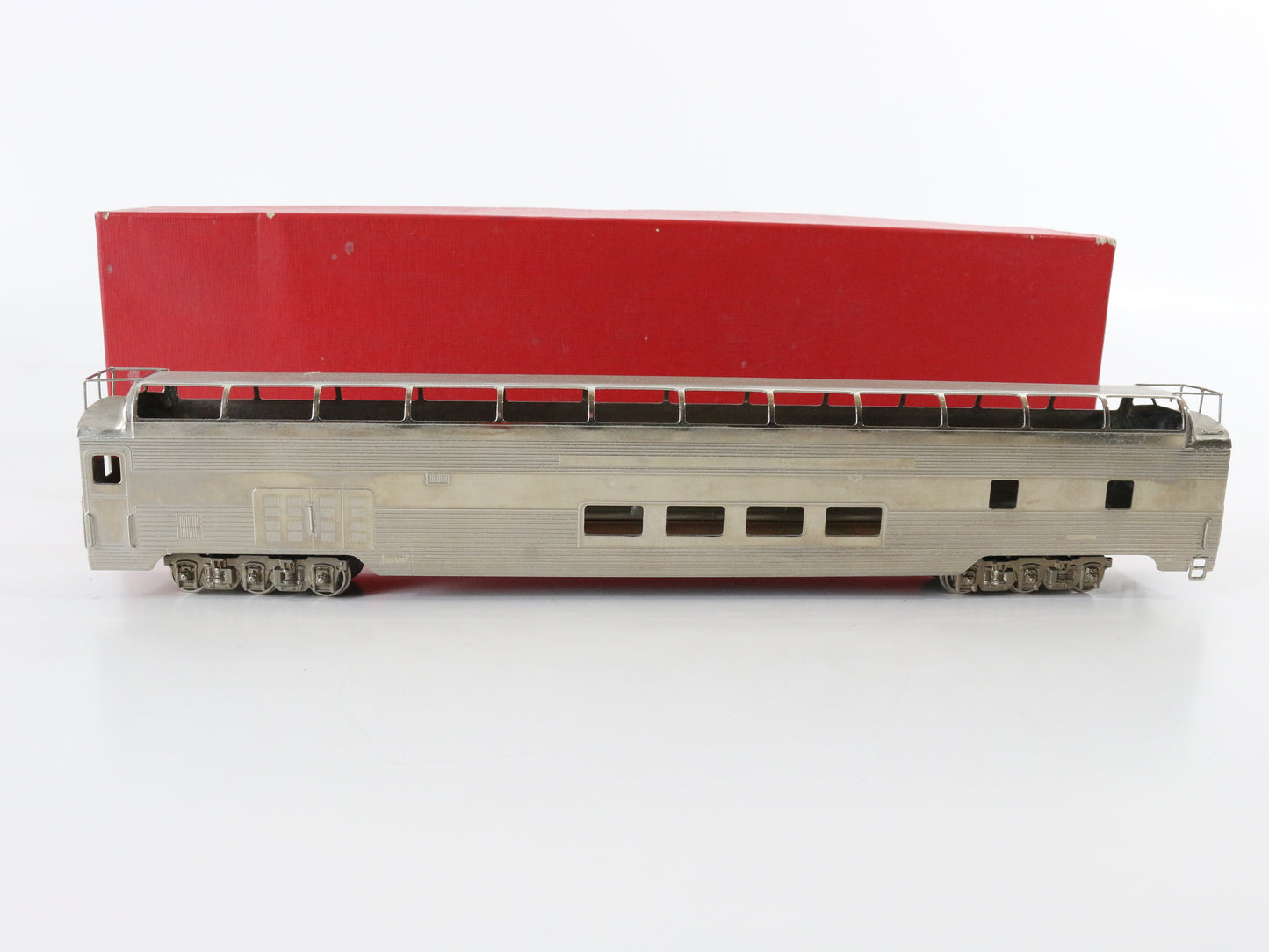 Unpainted Santa Fe Silver Full Length Dome Car SOHO Brass HO 506