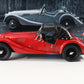 Morgan 4/4 Sport 2008 Red Convertible Kyosho 1:18 Model Car 08115r