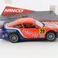 Ninco Slot Car Porsche #28 Interviu Orange & Blue 1:34