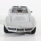 Franklin Mint 1:24 1968 Chevrolet Corvette Limited Ed Silver Model Car